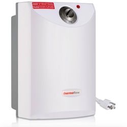 Thermoflow Electric Mini Tank Water Heater, 4.0 Gallon 120V Corded Under Sink Small Hot Water Heater for Point of Use Instant Hot Water