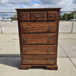 Antique Solid Wood 5 Drawer Dresser by Cochrane