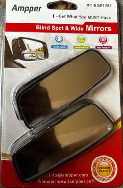 Blind spot and wide mirror