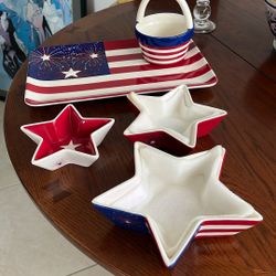 5 Piece Americana Decor