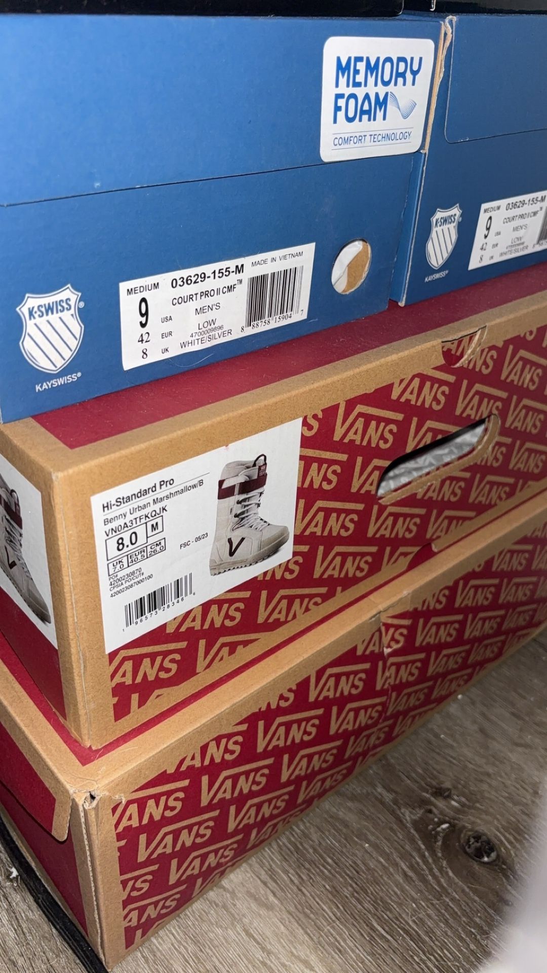 Size 8 And Size 9 Vans 