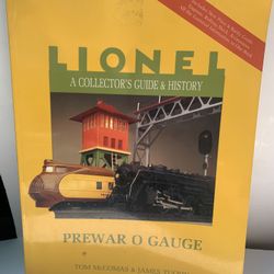 Lionel Trains Pre War O Gauge Book