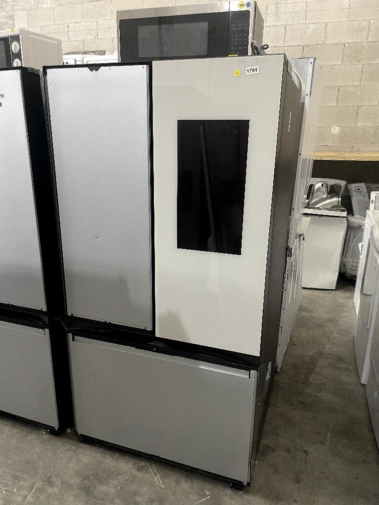 Samsung bespoke 36” panel ready french door refrigerator with smart hub display $2000