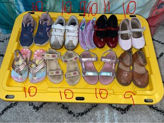 Toddler girl shoes sizes 9 & 10