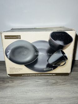 Modern 16-pc. Stoneware Dinnerware Set‼️