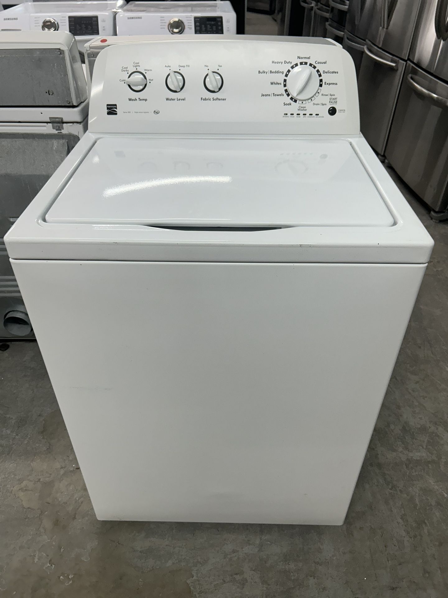 Kenmore Washer With Stainless Tub