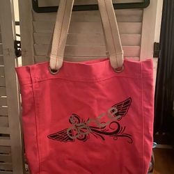 Pink Tote Bag