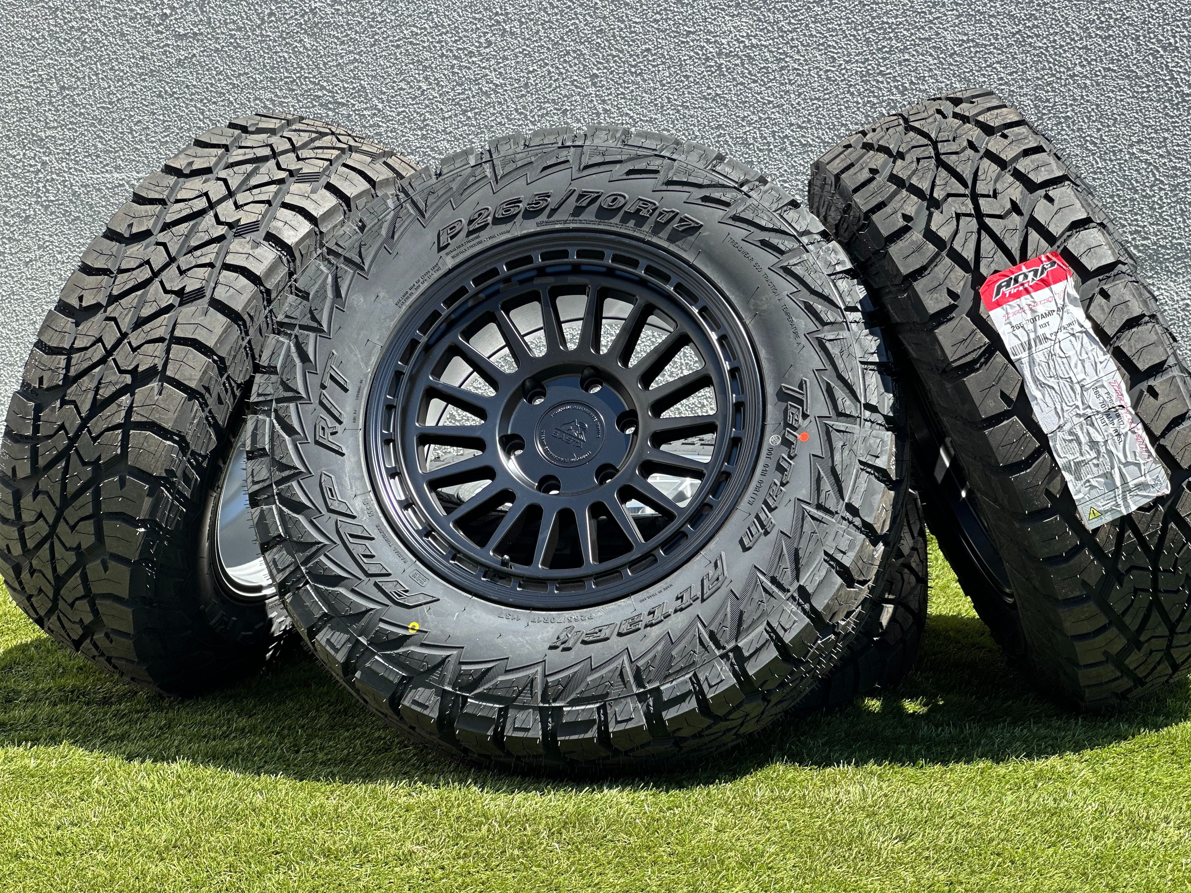 New Forged 17” Basta Toyota Tacoma Wheels GX470 4Runner 6x5.5 Rims 265/70R17 RT Tires Lexus GX460 FJ