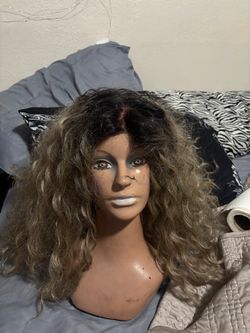 Curly Ombre Lace Front Wig