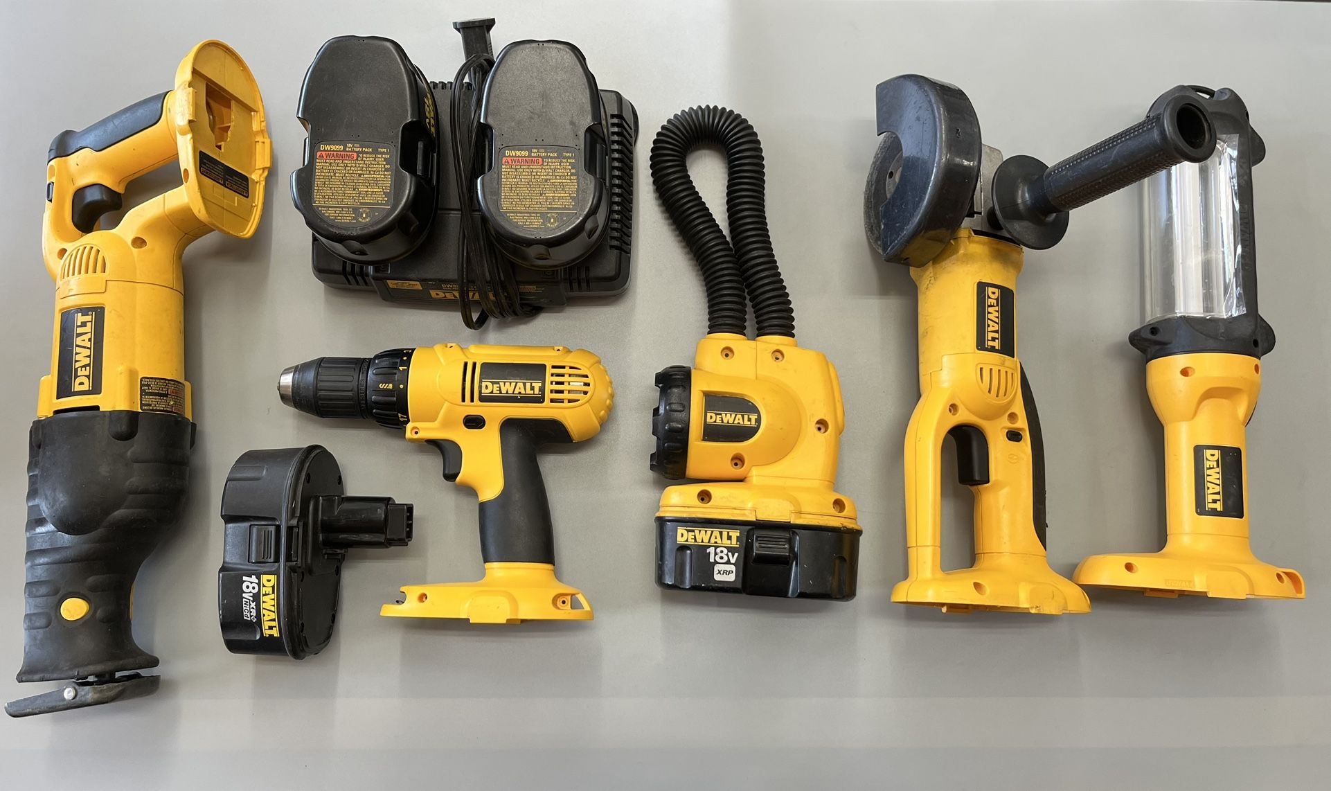 Dewalt Tool Set With Batteries & Charger