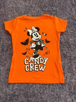 Disney Minnie Mouse Candy Crew Glow in the Dark Top Size 3T