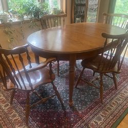 Ethan Allen Maple/Birch dining set