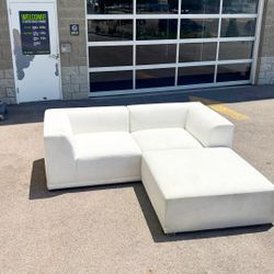 CB2 Faible Sofa sectional & Ottoman -- NEW