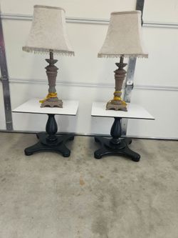 Clean Mid-Century End Tables