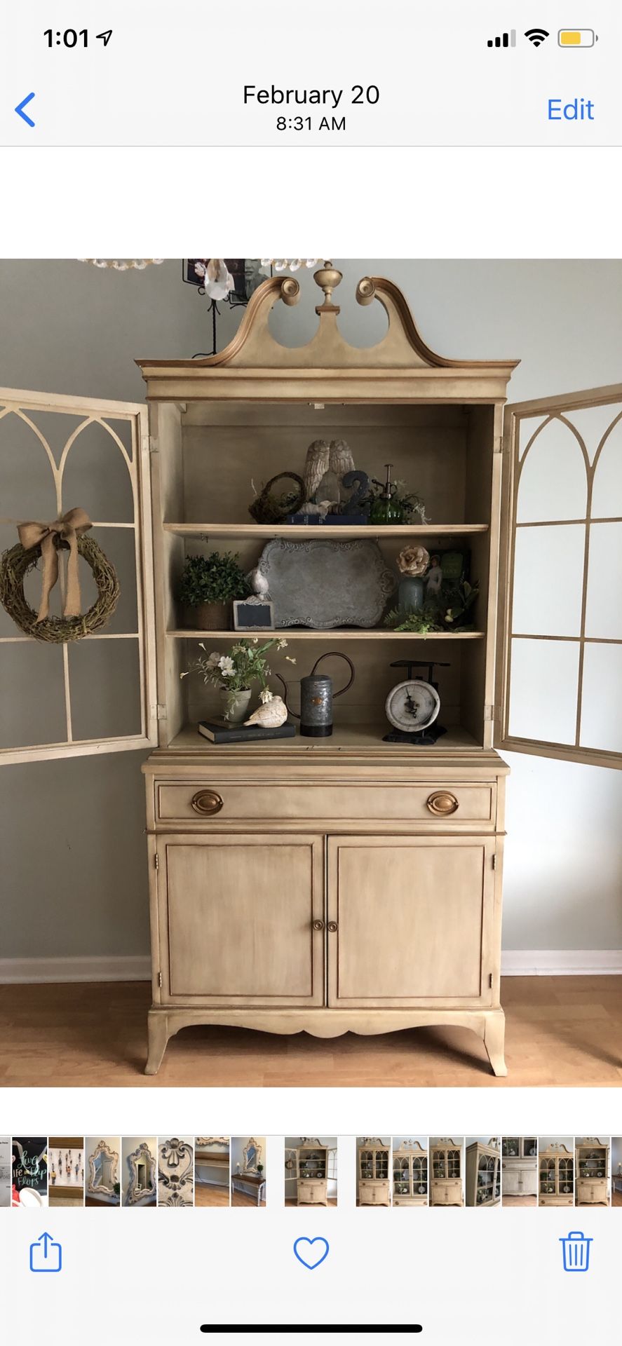 Antique kitchen cabinet