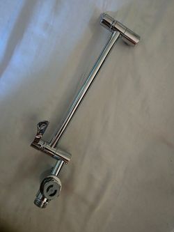 0.8 Straight adjustable Shower Arm in Chrome