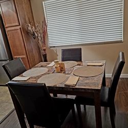 Dinning Set 5pc Espresso