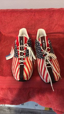 America Flag Print Sneakers with Tags by Perry Ellis.