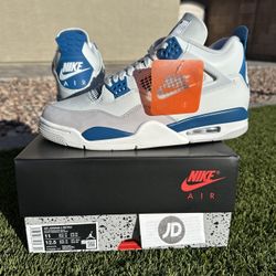 Nike Air Jordan 4 Retro Military Blue (2024) NEW/RECEIPT SIZE: 11 $220 FIRM ONLY!