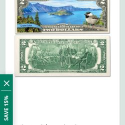 Limited Edition Federal Reserve $2 Dollar Bank Note
