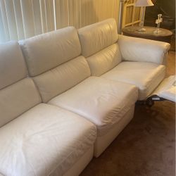 ItalSoft Real Leather Couch !! !