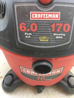 Craftsman 16 Gallon Shop Vac