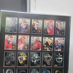 Goalie insert card collection
