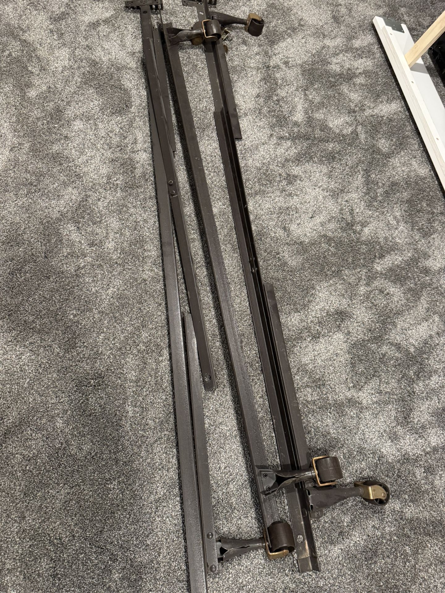 Metal Bed Frame With Wheels