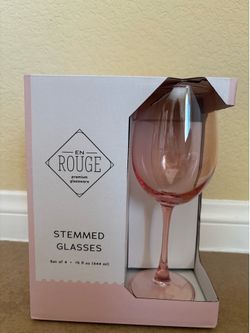 Stemmed glasses