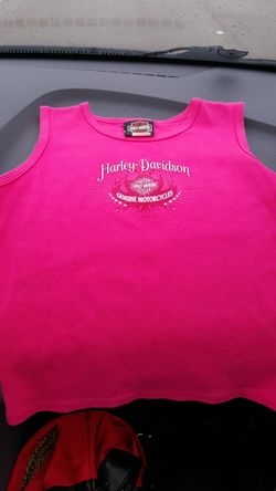 Harley-Davidson pink tank top