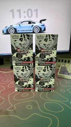 Pokemon 4 White flare bundle