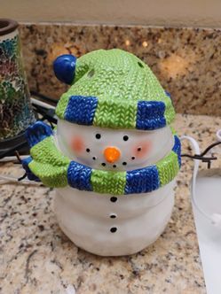 Scensty warmer Snowman new