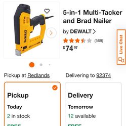 DeWalt heavy duty stapler nailer tacker