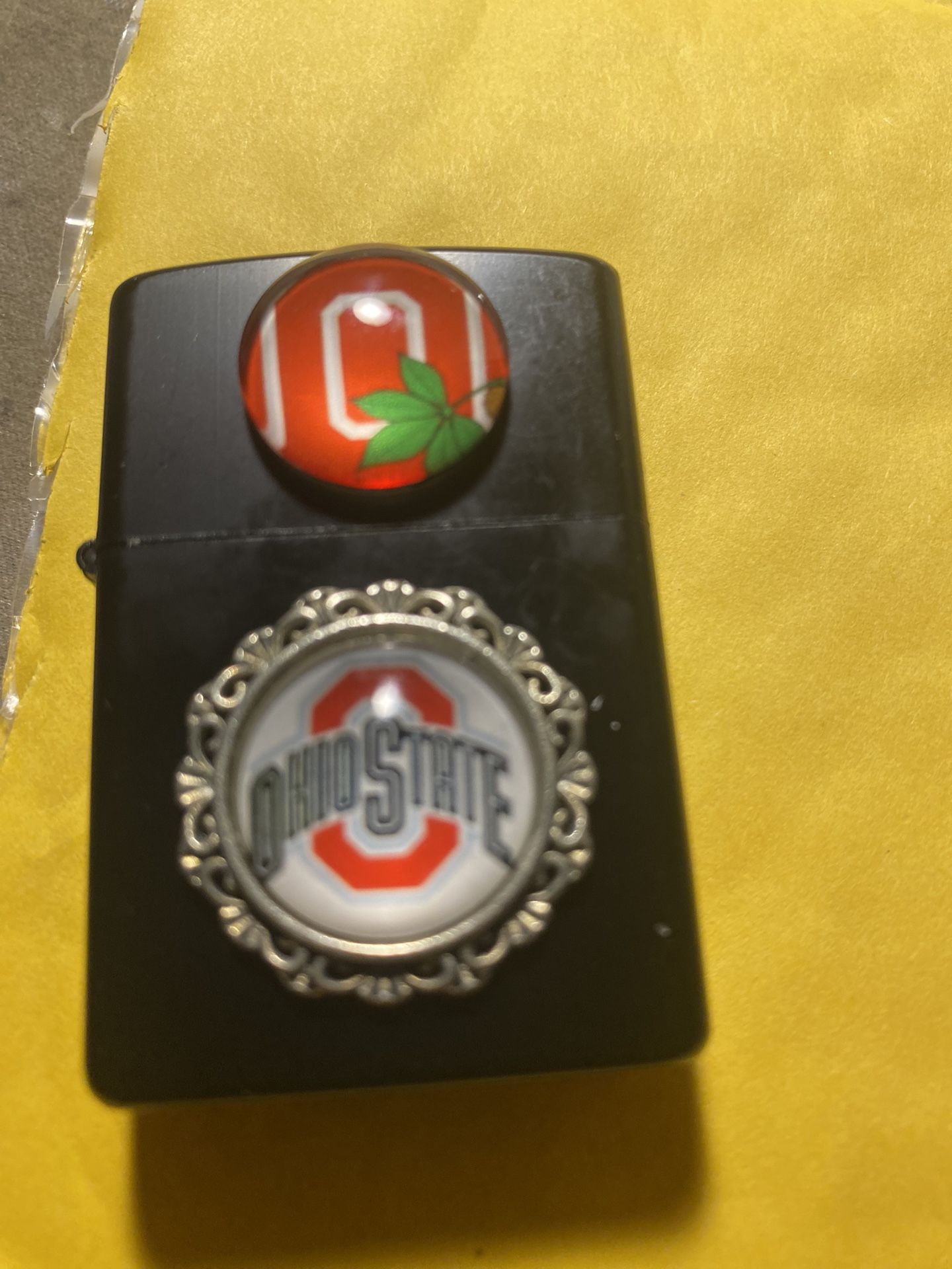 Ohio State buckeyes fliptop lighter new without fuel