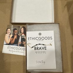 Morse Code Bracelet Brave