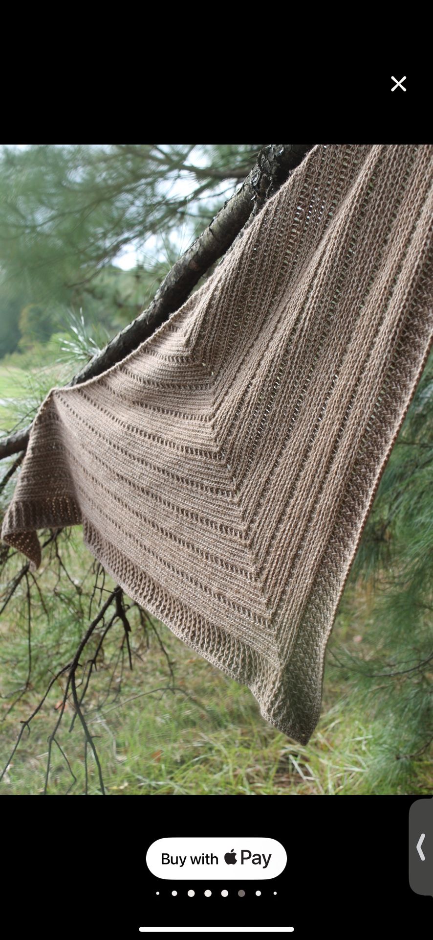 Branch Out Shawl  Triangle Scarf