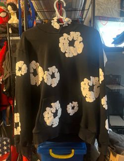 Denim Tears Black Hoodie Large
