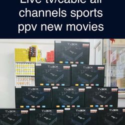 Live Android box with cable/sports/movies