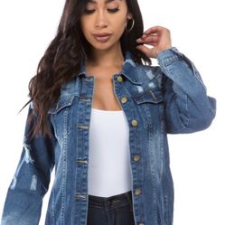SICILY LONG DENIM JACKET XXL
