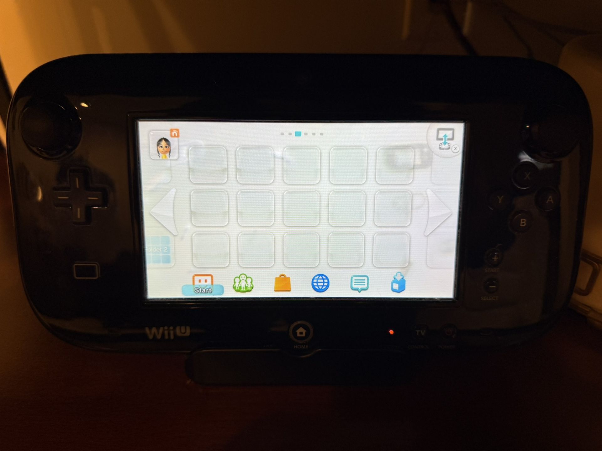 Wii U Gaming Console With Box And Two Games