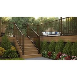 Outdoor Deck Railing System with Balusters