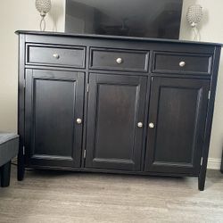 TV Table Stand With Side Tables. 