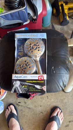 AquaCare Antimocrobial Dual Shower heads brand new.