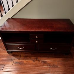 Wooden Entertainment Center 
