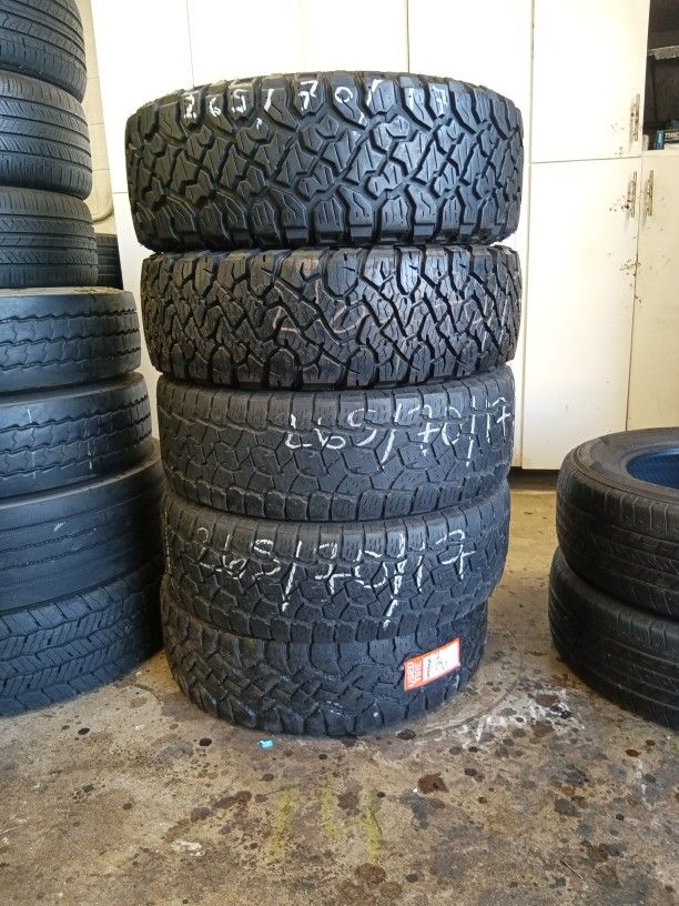 Lt 265/70/17. American Brands