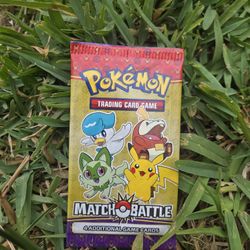 McDonalds 2023 Pokemon Match Battle Promo Sealed Booster Card Pack