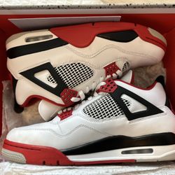 Jordan 4 Fire Red 2020, Size 12