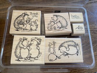 Hedgehog Rubber Stamp Set - Stampin’ Up