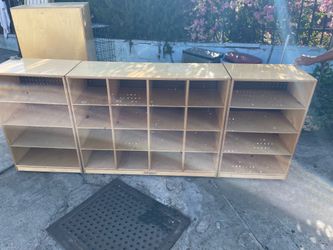Folding cabinet on wheels