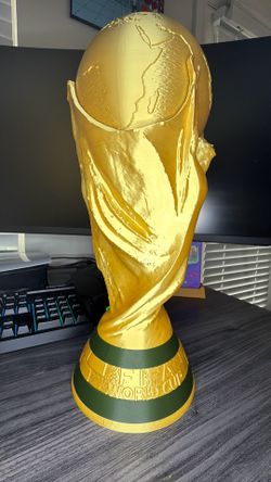 3d printed World Cup trophy